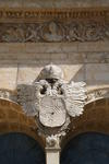Foto, Bild: La Catedral Santa Maria La Menor, Baubeginn 1523, lteste Kathedrale Amerikas, Wappen