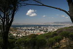 Foto, Bild: City von Kapstadt mit Hafen und Tafelbucht