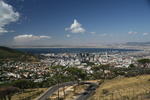 Foto, Bild: City von Kapstadt mit Hafen und Tafelbucht