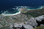 Foto, Bild: Blick vom Tafelberg auf Camps Bay