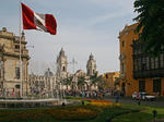 Foto, Bild: Plaza Mayor mit der Kathedrale