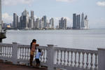 Foto, Bild: Skyline der modernen City von Panama