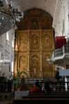 Foto, Bild: Der Hochaltar der Se-Kathedrale mit Darstellungen aus dem Leben der heiligen Katharina