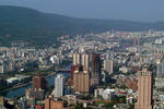 Foto, Bild: Blick vom  Tuntex Sky Tower auf die City und den Love River