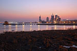 Foto, Bild: Qingdao Bay mit der um 1900 als Landungsbrcke gebauten und um 1930 erneuerten Zhanqiao Pier