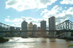 Foto, Bild: Story-Bridge und City von Brisbane