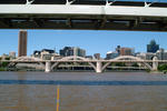 Foto, Bild: William Jolly Bridge und City von Brisbane