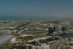 Foto, Bild: Blick über City und Bucht