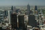 Foto, Bild: Blick ber die City von Melbourne