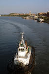 Foto, Bild: City von Newcastle mit Schlepper