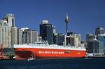 Autotransporter vor der City von Sydney