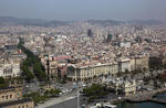 Foto, Bild: City von Barcelona von der Rambla bis zur Sagrada Familia