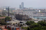 Foto, Bild: Port Vell mit Kolumbusdenkmal