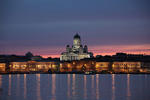 Foto, Bild: Dom (Tuomiokirkko) von Helsinki am Senatsplatz (Senaatintori) von Carl Ludwig Engel