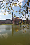 Foto, Bild: Stadtsee (Kleiner Kiel) mit Rathaus und Opernhaus vom Lorentzendamm aus