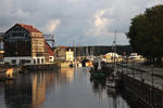 Foto, Bild: Promenade an der Dane abends