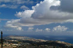 Foto, Bild: Blick von den Bergen auf Las Palmas