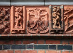 Foto, Bild: Relief am Holstentor in Lbeck