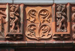 Foto, Bild: Relief am Holstentor in Lbeck