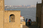 Foto, Bild: Blick vom Castel dell´Ovo auf den Hafen