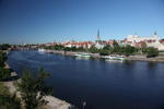 Foto, Bild: Altstadt am Oderufer mit Schloss und Jakobidom