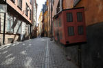 Foto, Bild: Gasse in der Altstadt (Gamla Stan) in Stockholm