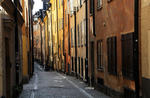 Foto, Bild: Gasse in der Altstadt (Gamla Stan) in Stockholm