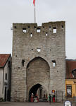 Foto, Bild: Tor (Kajsarporten) der Stadtmauer von Visby aus dem 13. Jh.