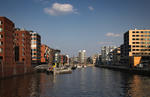 Foto, Bild: Sandtorhafen und Magellanterassen  in der Hafencity Hamburg