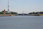 Foto, Bild: Einfahrt in die Schleusen Brunsbttel (Brunsbttel Locks) zum Nord-Ostsee-Kanal (NOK, Kiel Canal)