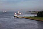 Foto, Bild: Einfahrt in die Schleuse Brunsbttel (Brunsbttel Locks) zum Nord-Ostsee-Kanal (NOK, Kiel Canal)