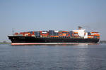 Containerschiff NYK PEGASUS auf der Elbe