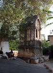 Foto, Bild: Sarkophag in der Altstadt von Kas in Lykien in der Türkei